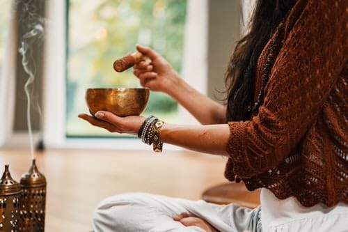 Meditation With Singing Bowl