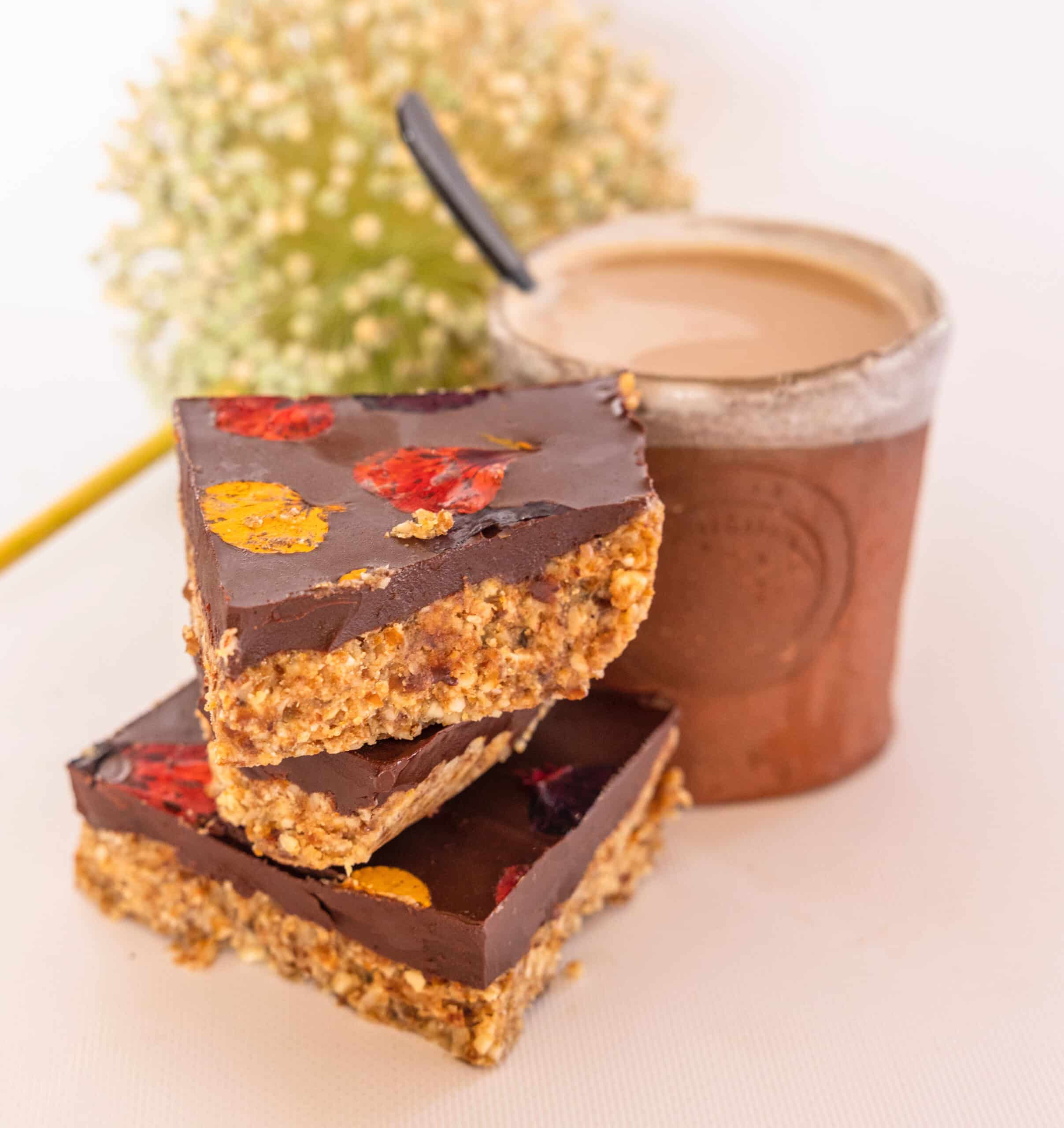 chocolate bar from the Bliss and Stars kitchen